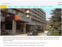 Tablet Screenshot of hotelparang.ro